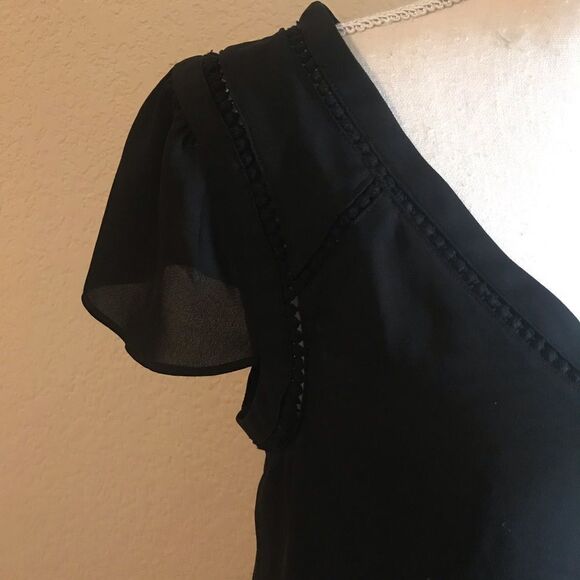 Anthropologie black chiffon blouse‎ - Picture 2 of 6